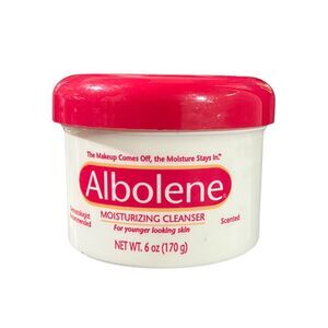 Albolene Moisturizing Cleanser Scented 6oz Red